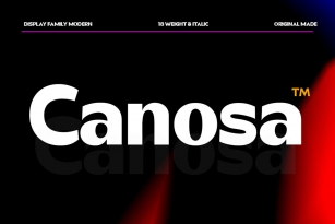 Canosa Font Font Download