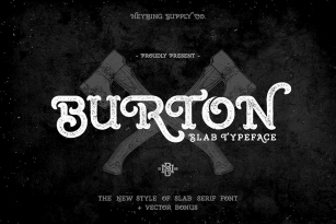 Burton Slab Font Font Download