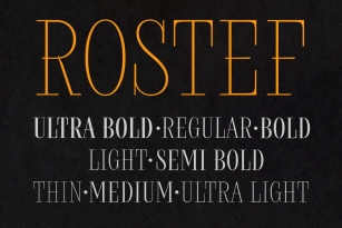 Rostef Font Font Download