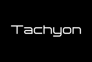 Tachyon Font Font Download
