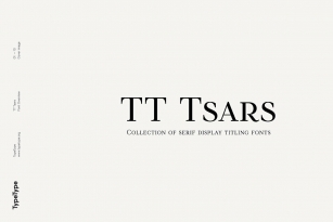 TT Tsars Font Font Download