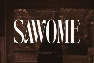 Sawome Elegant Serif Font Typeface Font Download