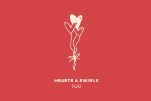 Hearts  Swirls Too Font Font Download