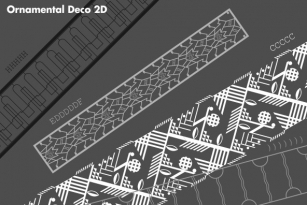 Ornamental Deco 2D Font Font Download