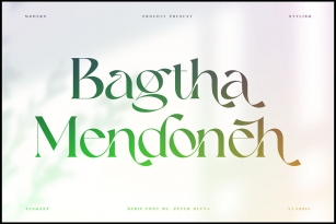 Bagtha Mendoneh Font Font Download
