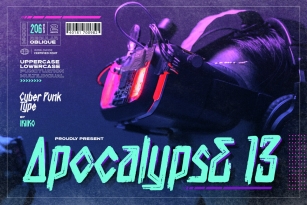Apocalypse 13 Font Font Download