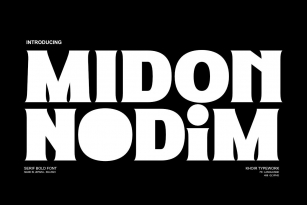 Midon Font Font Download