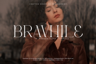 Bravhile Font Font Download