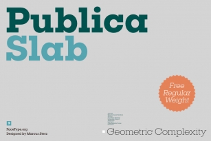 Publica Slab Font Font Download