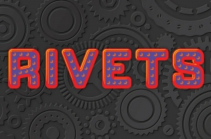 Rivets Font Font Download