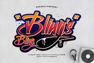 Bling Bling's Font Font Download