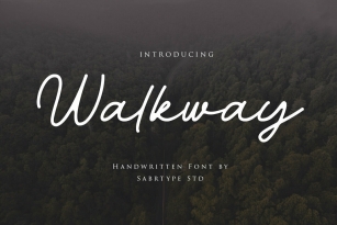Walkway Font Font Download