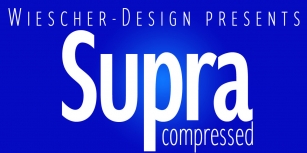 Supra Compressed Font Font Download