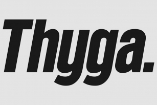 Thyga Font Font Download