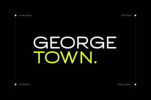 George Town Font Font Download