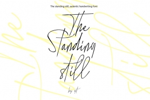 The Standing still Font Font Download