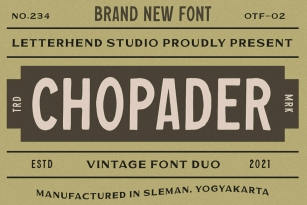 Chopader Font Font Download