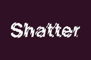 Shatter Font Font Download
