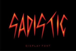 TF Sadistic Font Font Download