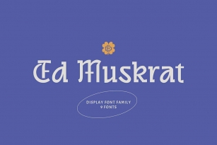 ED Muskrat Font Font Download