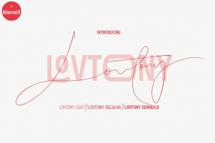 Lovtony Font Font Download