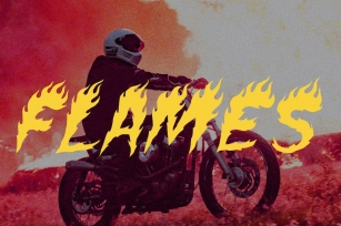 Fire Font | Flames font Font Download