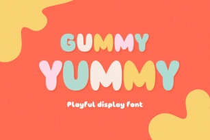 Gummy Yummy - Playful Display Font Font Download