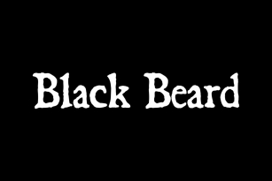 Black Beard Font Font Download
