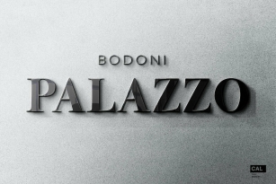 Bodoni Palazzo Font Font Download