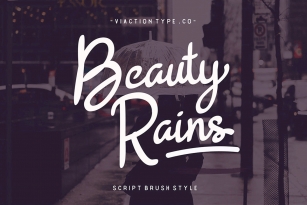Beauty Rains Font Font Download