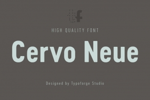 Cervo Neue Font Font Download