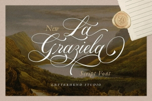 La Graziela Font Font Download
