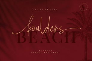 Boulders Beach Duo Font Download
