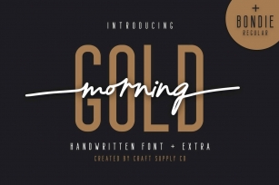 Morning Gold Font Font Download