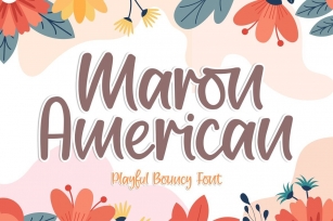 Maron American Font Font Download