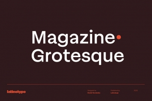 Magazine Grotesque Font Font Download