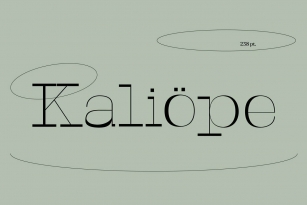 Kaliope Font Font Download