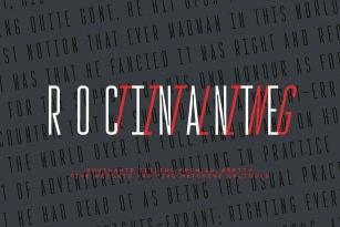 Rocinante Titling Font Font Download