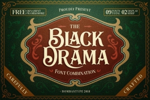 Black Drama Font Font Download
