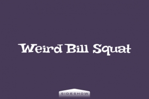 Weird Bill Squat Font Font Download