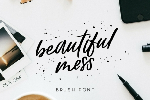 Beautiful Mess Font Font Download