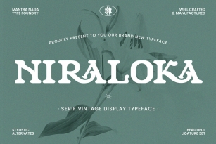 Niraloka Font Font Download