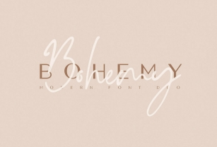 Bohemy Duo Font Download