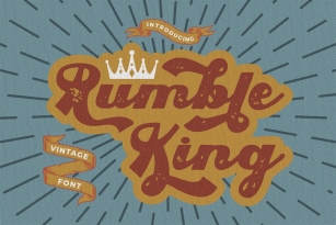 Rumble King Font Font Download