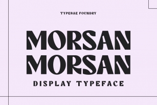 Morsan Font Font Download