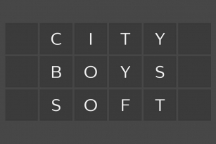 City Boys Soft Font Font Download