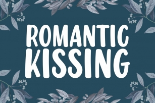 Romantic Kissing Font Font Download