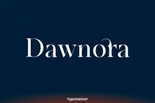 Dawnora Font Font Download
