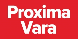 Proxima Vara Font Font Download