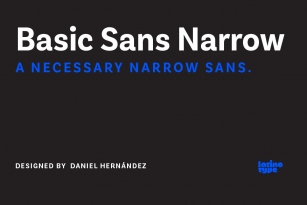 Basic Sans Narrow Font Font Download